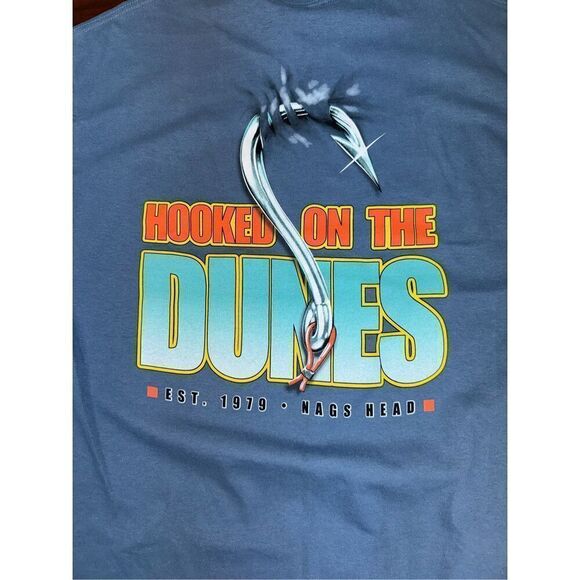 The Dunes Nags Head, North Carolina Men’s Short Sleeve Tee Shirt Size Large - Picture 4 of 8